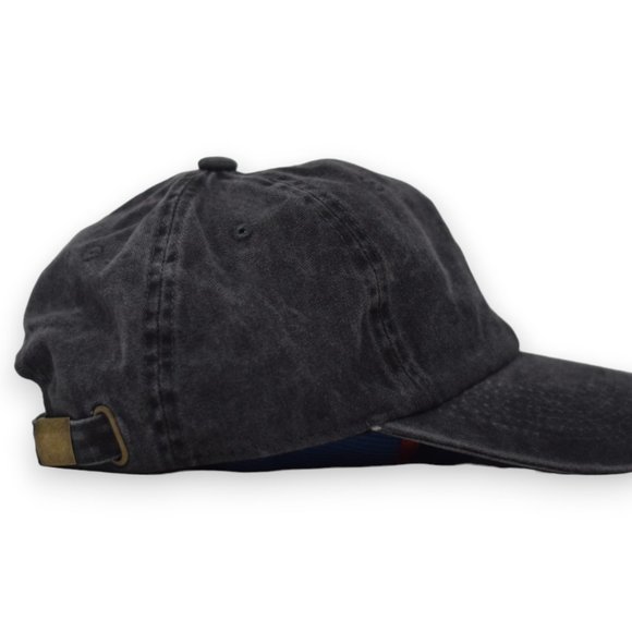 Ghostface Embroidered Unstructured Adjustable Pigment Dyed Style Dad Hat - BLACK - Picture 3 of 3